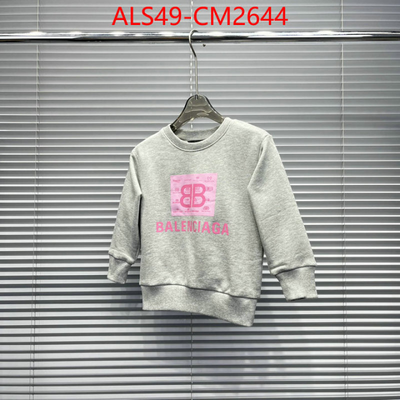 Kids clothing-Balenciaga fake ID: CM2644 $: 49USD
