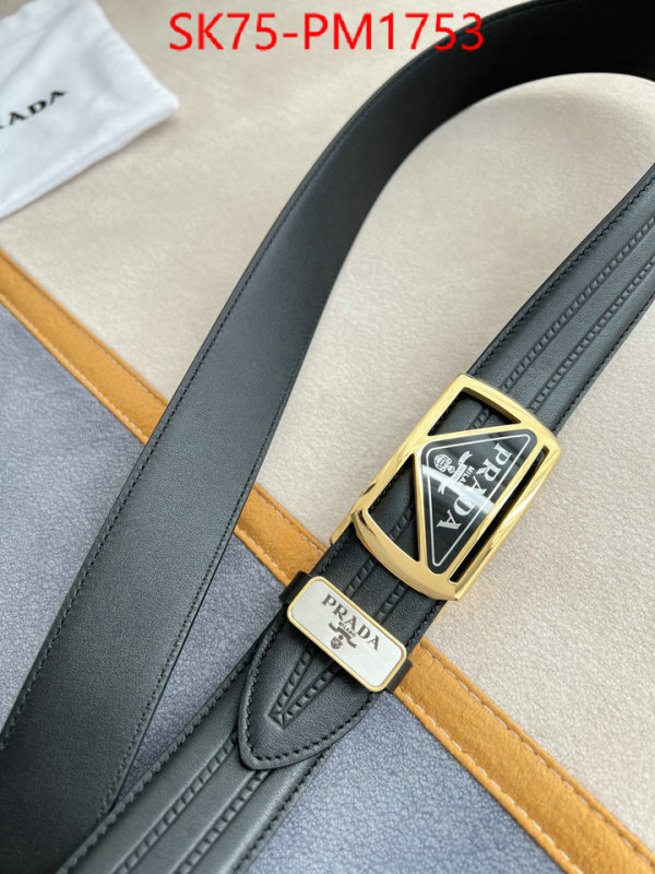 Belts-Prada best quality designer ID: PM1753 $: 75USD