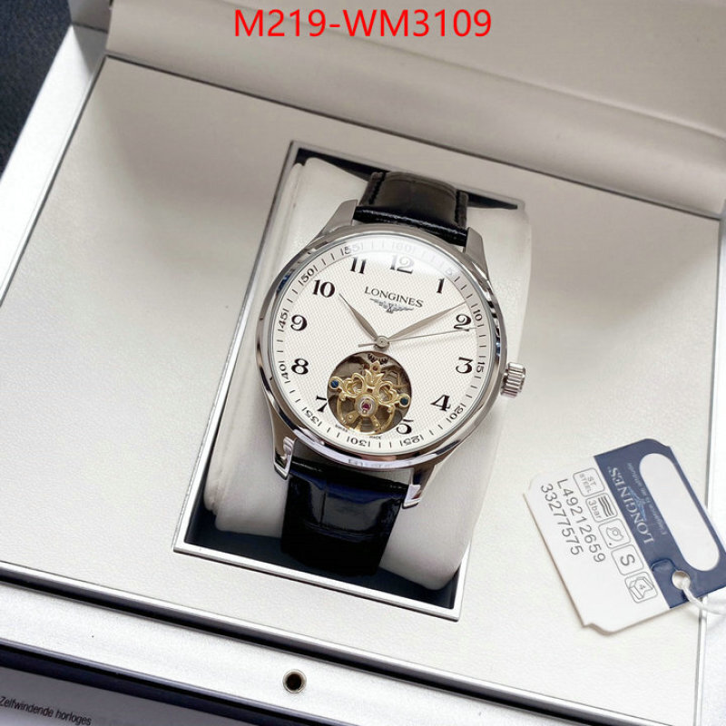 Watch(TOP)-Longines top quality designer replica ID: WM3109 $: 219USD-shoes yupoo Watch(TOP)-Longines top quality designer replica ID: WM3109 $: 219USD