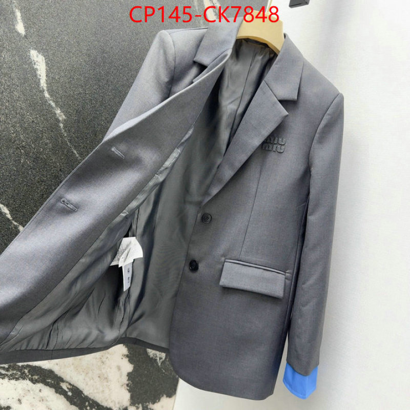 Clothing-MIU MIU cheap high quality replica ID: CK7848 $: 145USD