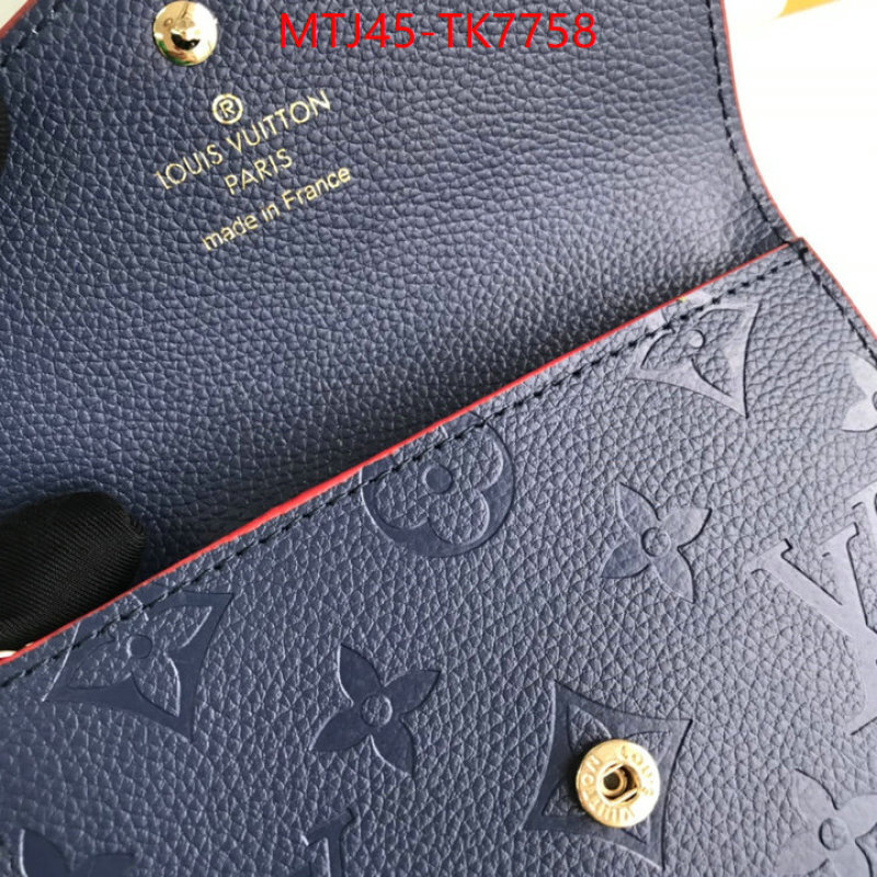 LV Bags(4A)-Wallet best wholesale replica ID: TK7758 $: 45USD,