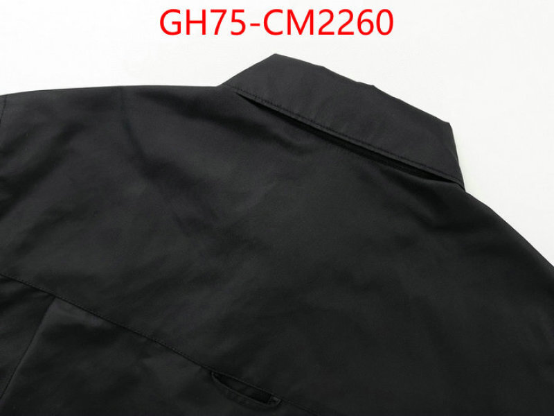 Clothing-Prada replica designer ID: CM2260 $: 75USD