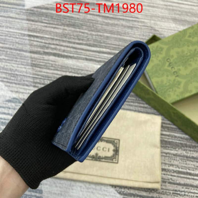 Gucci Bags(TOP)-Wallet- wholesale imitation designer replicas ID: TM1980 $: 75USD,