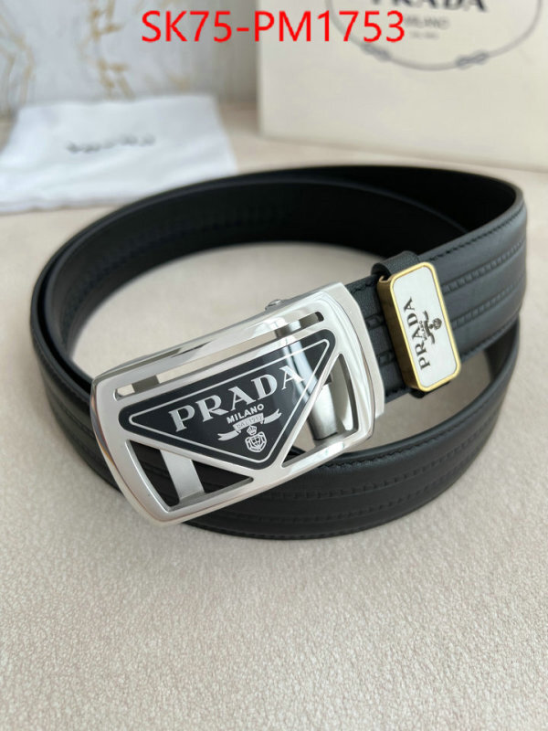 Belts-Prada best quality designer ID: PM1753 $: 75USD