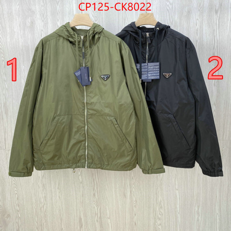 Clothing-Prada customize the best replica ID: CK8022 $: 125USD