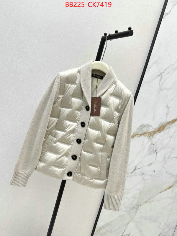 Down jacket Women-Loro Piana best replica new style ID: CK7419 $: 225USD