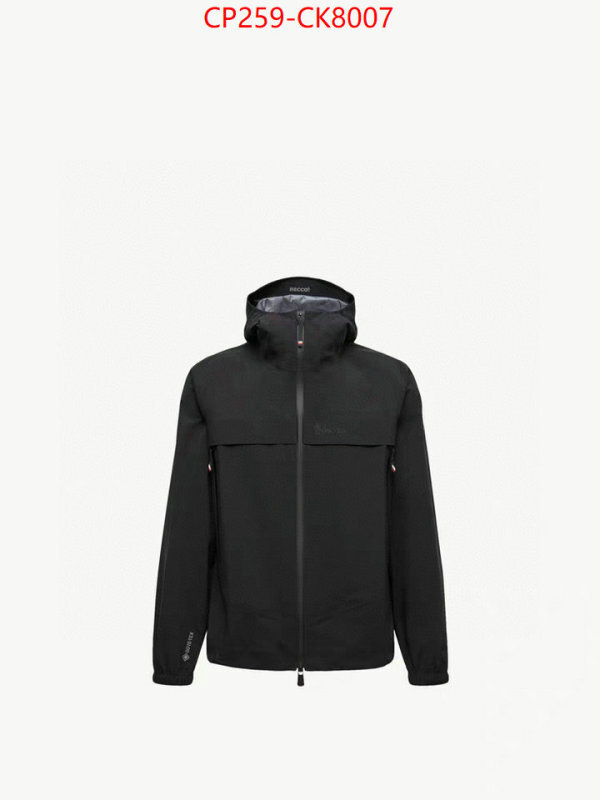 Down jacket Men-Moncler high quality 1:1 replica ID: CK8007 $: 259USD