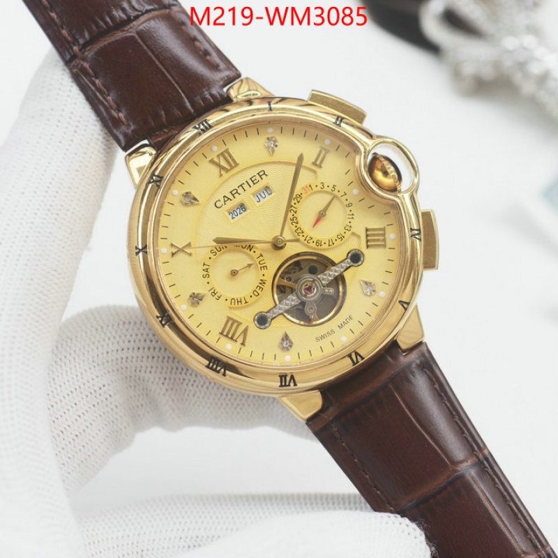 Watch(TOP)-Cartier 1:1 clone ID: WM3085 $: 219USD
