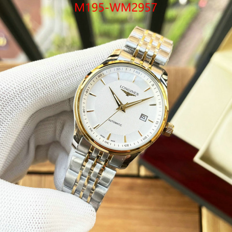 Watch(4A)-Longines buy high-quality fake ID: WM2957 $: 195USD-shoes yupoo Watch(4A)-Longines buy high-quality fake ID: WM2957 $: 195USD