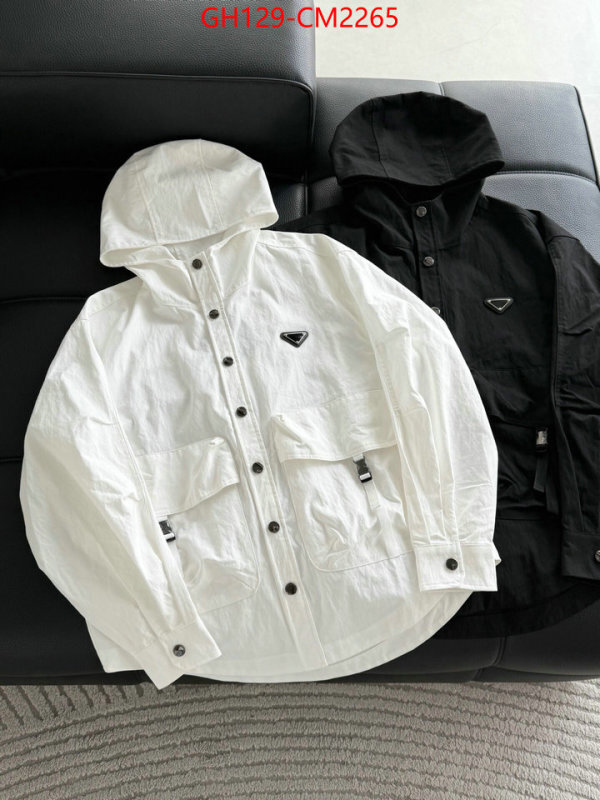 Clothing-Prada designer replica ID: CM2265 $: 129USD