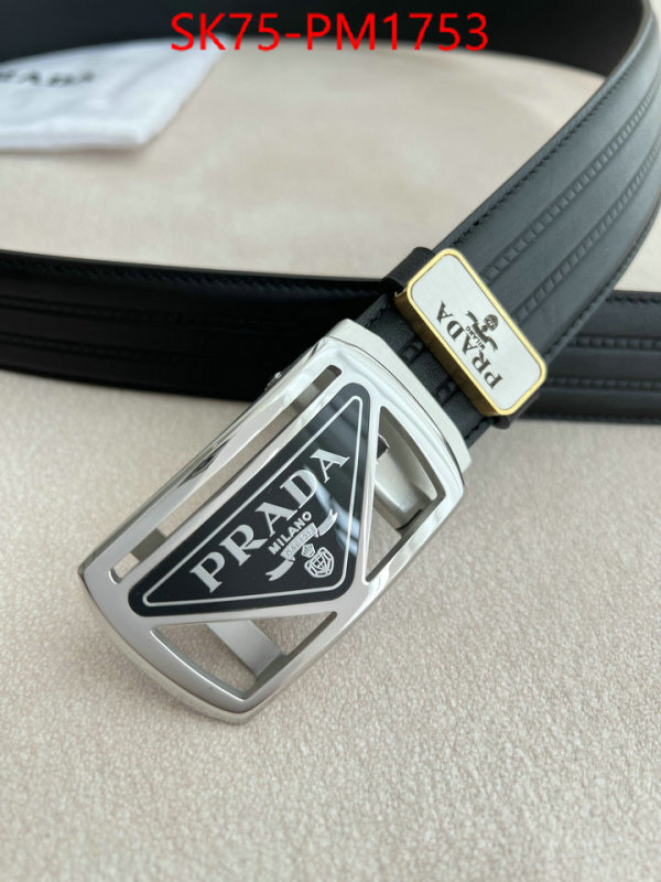Belts-Prada best quality designer ID: PM1753 $: 75USD