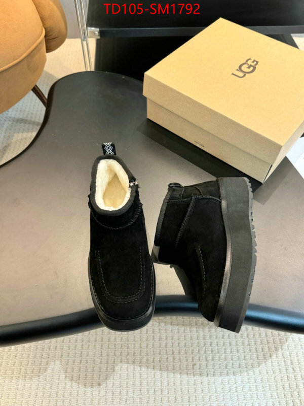 Women Shoes-UGG designer 1:1 replica ID: SM1792 $: 105USD