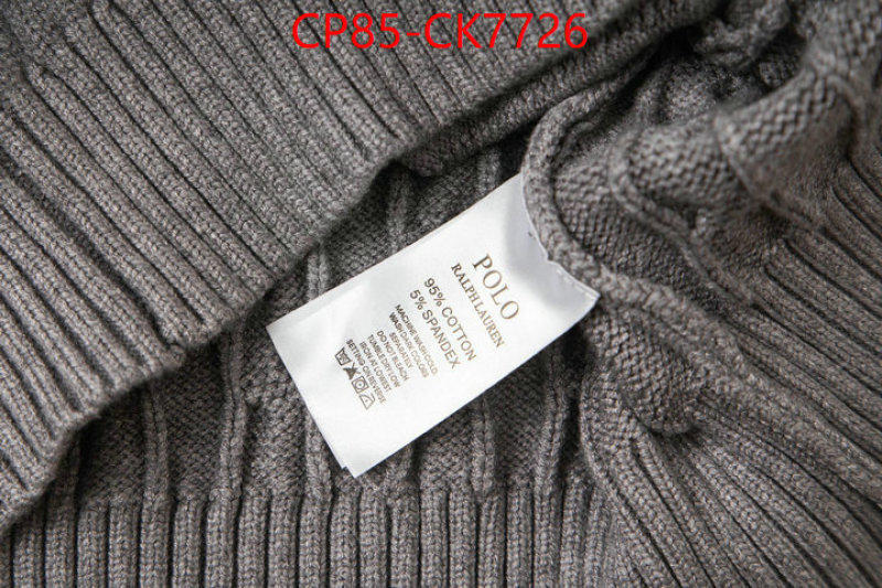 Clothing-Ralph Lauren 1:1 replica wholesale ID: CK7726 $: 85USD