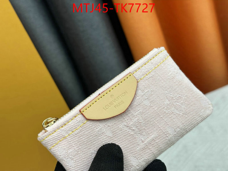 LV Bags(4A)-Wallet outlet sale store ID: TK7727 $: 45USD,