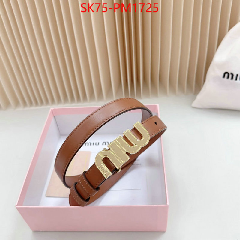 Belts-MIU MIU buy the best high quality replica ID: PM1725 $: 75USD