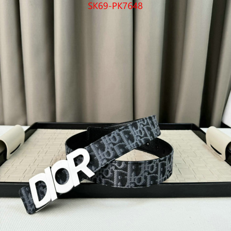 Belts-Dior the best affordable ID: PK7648 $: 69USD