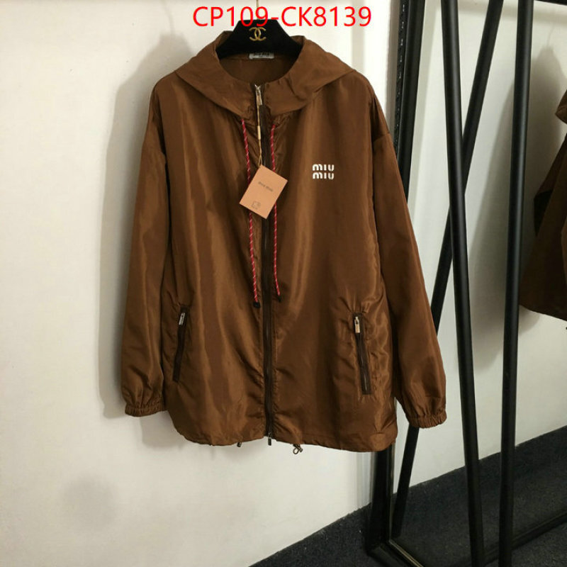 Clothing-MIU MIU wholesale imitation designer replicas ID: CK8139 $: 109USD