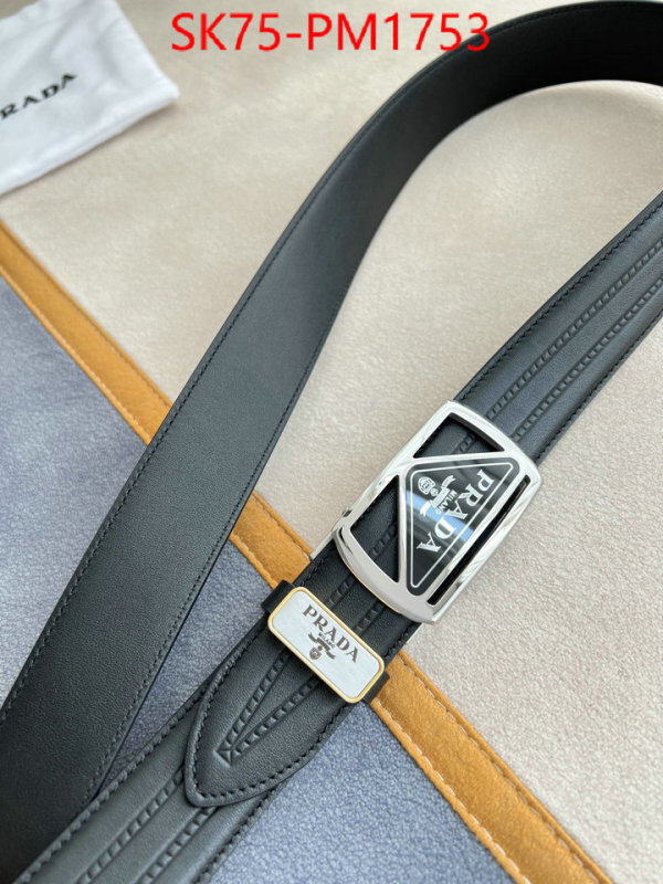 Belts-Prada best quality designer ID: PM1753 $: 75USD