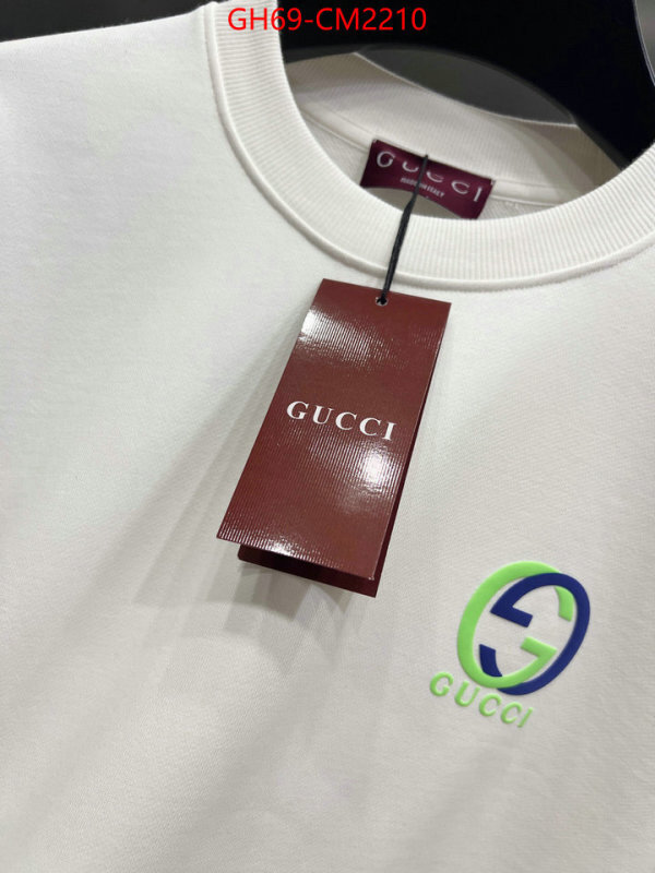 Clothing-Gucci designer fake ID: CM2210 $: 69USD