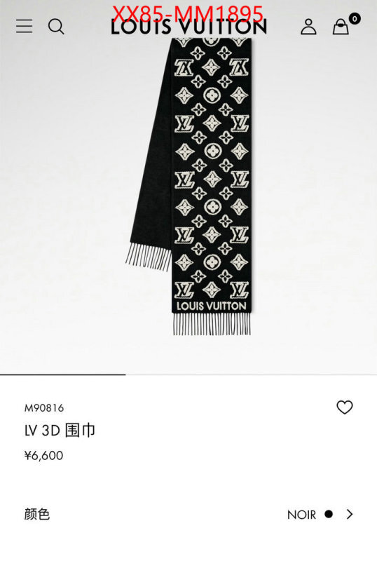 Scarf-LV luxury cheap ID: MM1895 $: 85USD