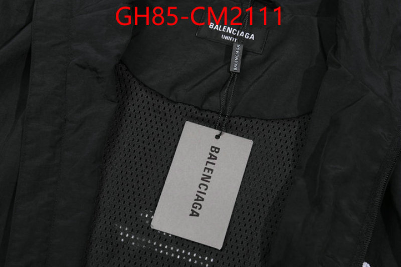 Clothing-Balenciaga designer fashion replica ID: CM2111 $: 85USD