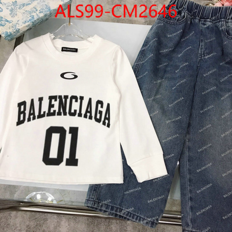 Kids clothing-Balenciaga for sale online ID: CM2646 $: 99USD