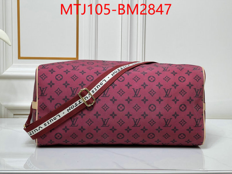 LV Bags(4A)-Keepall BandouliRe 45-50- the best affordable ID: BM2847 $: 105USD,