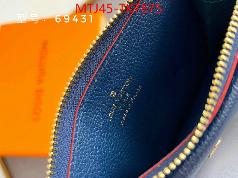 LV Bags(4A)-Wallet shop the best high quality ID: TK7875 $: 45USD,