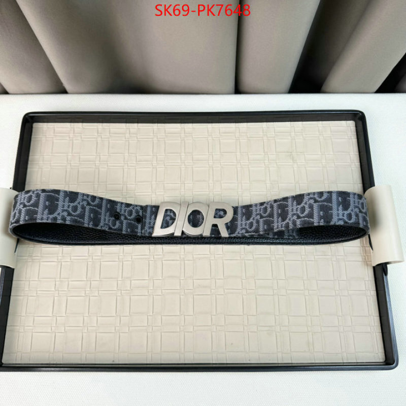 Belts-Dior the best affordable ID: PK7648 $: 69USD