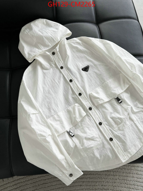 Clothing-Prada designer replica ID: CM2265 $: 129USD