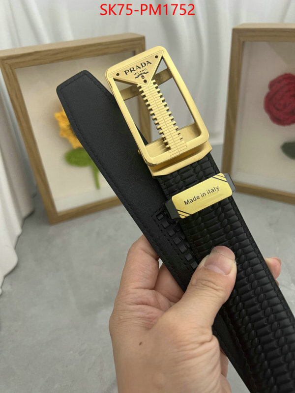 Belts-Prada best fake ID: PM1752 $: 75USD