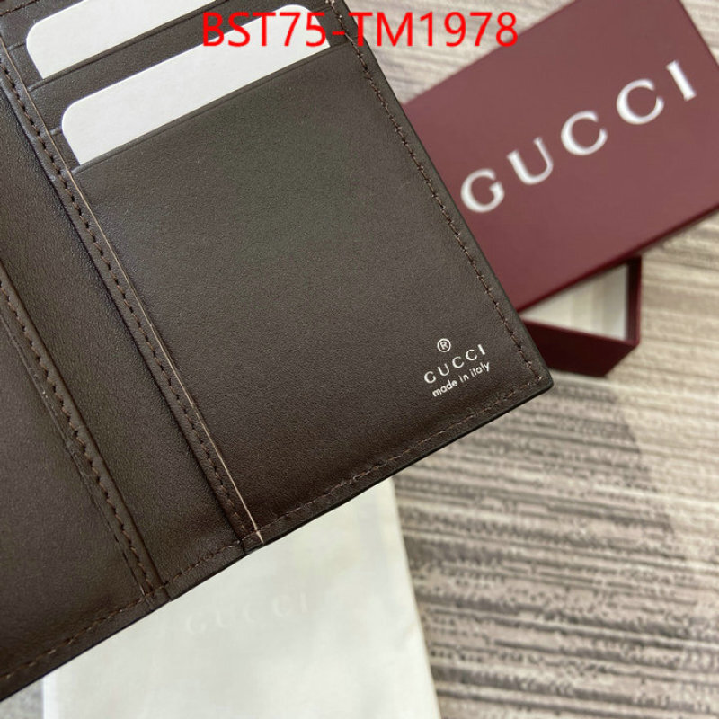 Gucci Bags(TOP)-Wallet- perfect ID: TM1978 $: 75USD,