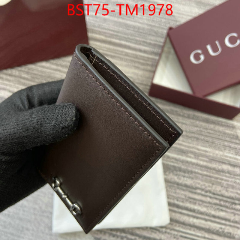 Gucci Bags(TOP)-Wallet- perfect ID: TM1978 $: 75USD,