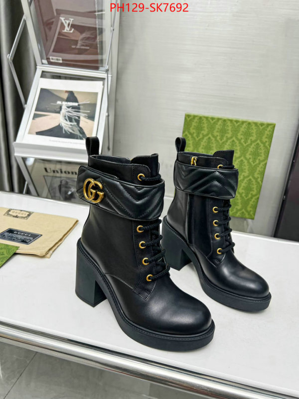 Women Shoes-Gucci where to buy replicas ID: SK7692 $: 129USD