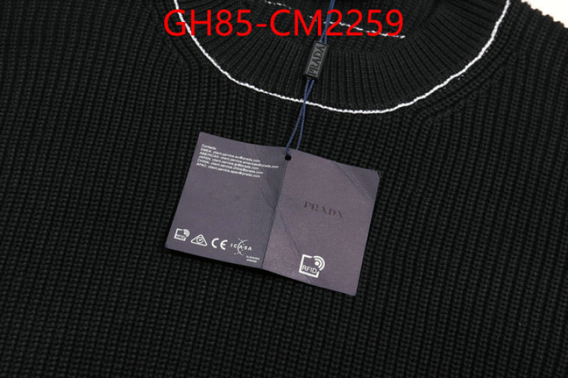Clothing-Prada designer high replica ID: CM2259 $: 85USD