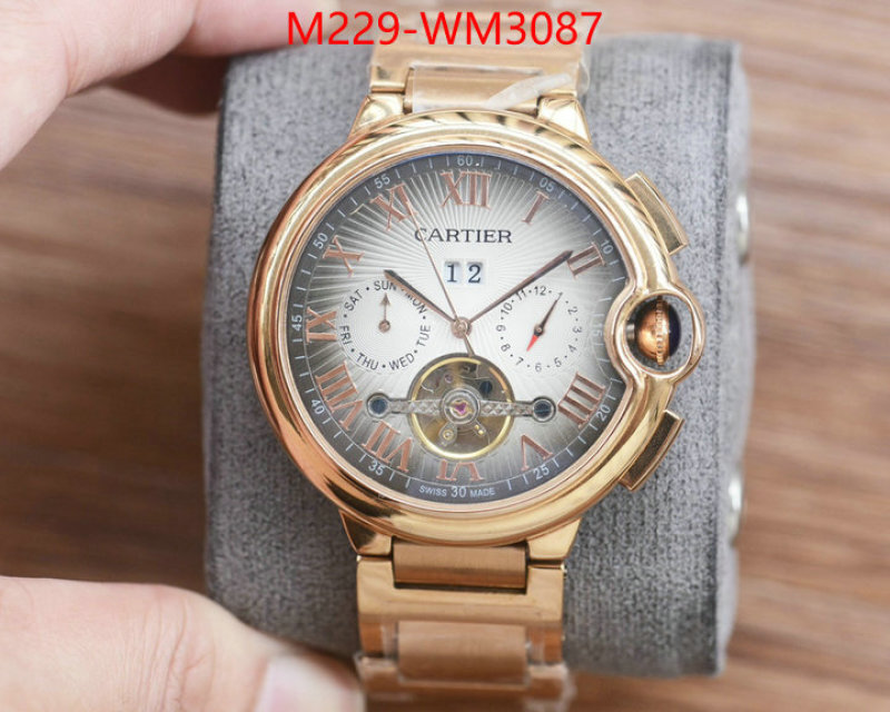 Watch(TOP)-Cartier cheap wholesale ID: WM3087 $: 229USD-shoes yupoo Watch(TOP)-Cartier cheap wholesale ID: WM3087 $: 229USD