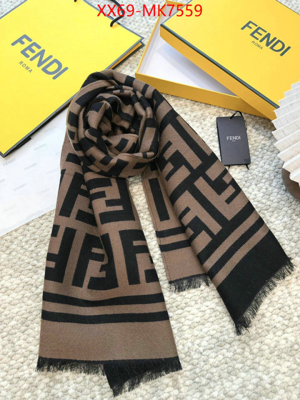 Scarf-Fendi wholesale replica shop ID: MK7559 $: 69USD