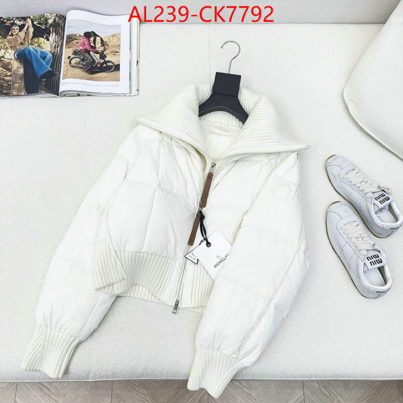 Down jacket Women-Moncler replica 2024 perfect luxury ID: CK7792 $: 239USD