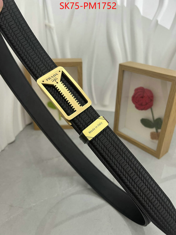 Belts-Prada best fake ID: PM1752 $: 75USD