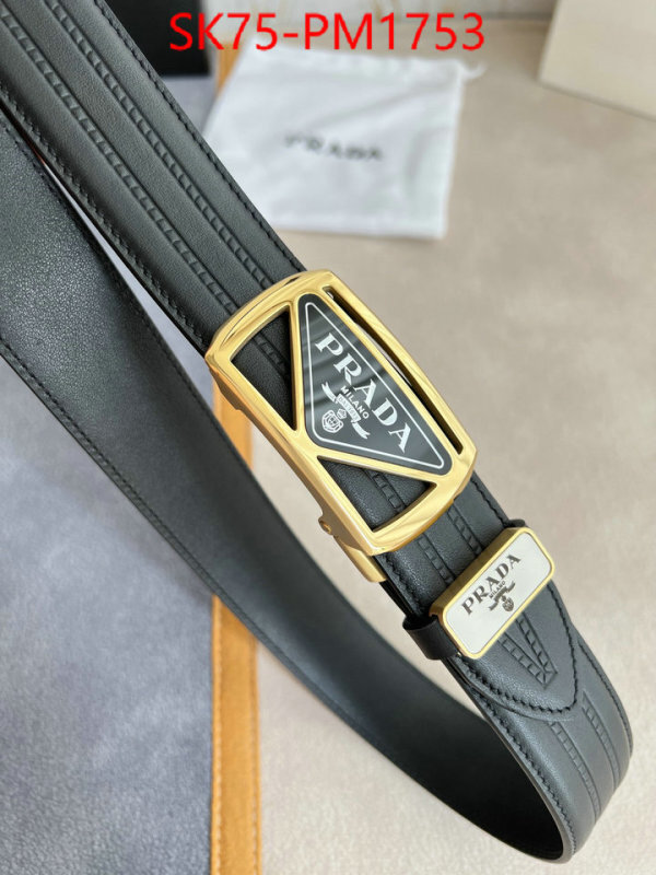 Belts-Prada best quality designer ID: PM1753 $: 75USD