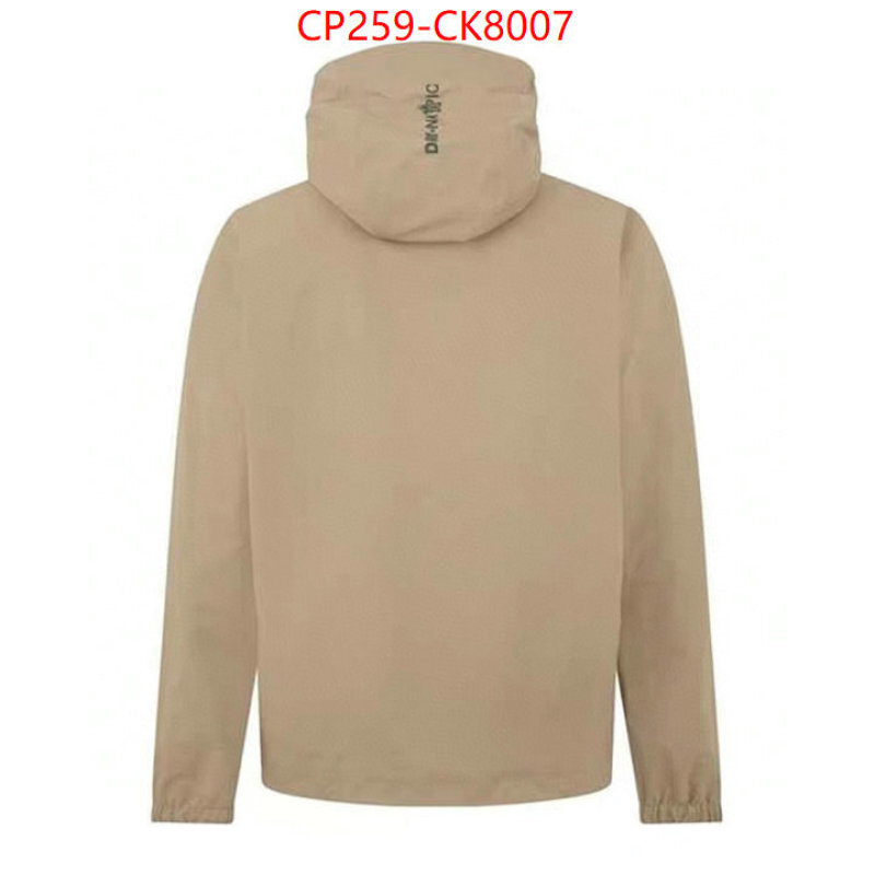 Down jacket Men-Moncler high quality 1:1 replica ID: CK8007 $: 259USD