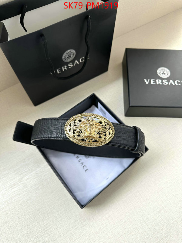 Belts-Versace cheap replica designer ID: PM1919 $: 79USD