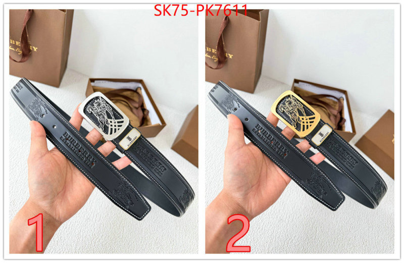 Belts-Burberry high quality ID: PK7611 $: 75USD
