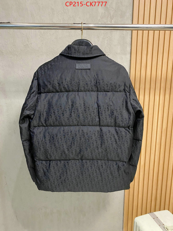 Down jacketMen-Dior buy best quality replica ID: CK7777 $: 215USD