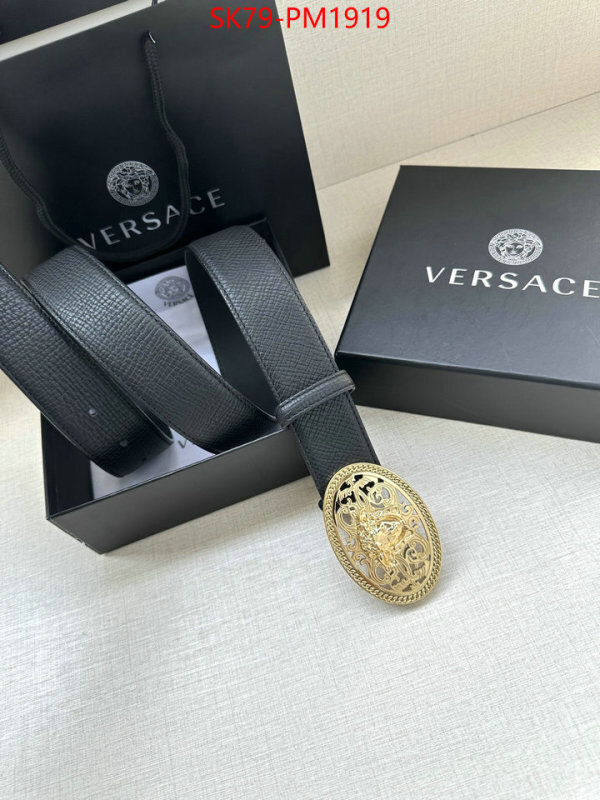 Belts-Versace cheap replica designer ID: PM1919 $: 79USD