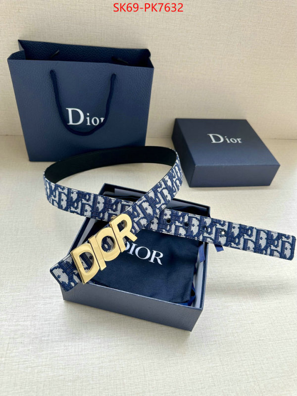 Belts-Dior 2024 aaaaa replica customize ID: PK7632 $: 69USD
