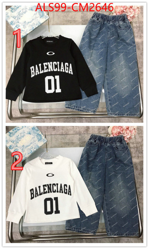 Kids clothing-Balenciaga for sale online ID: CM2646 $: 99USD
