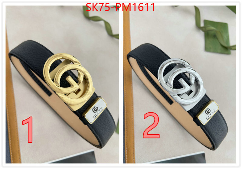 Belts-Gucci fashion ID: PM1611 $: 75USD