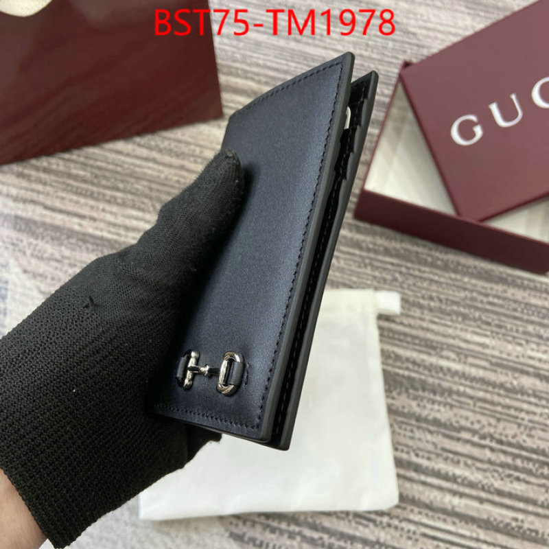 Gucci Bags(TOP)-Wallet- perfect ID: TM1978 $: 75USD,
