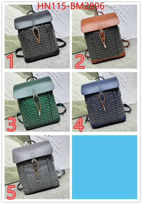 Goyard Bags(4A)-Backpack- shop cheap high quality 1:1 replica ID: BM2896 $: 115USD,